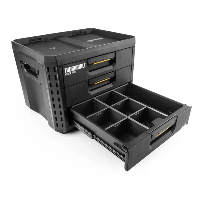 Toughbuilt StackTech Black XL 3-drawer Toolbox - Image 3
