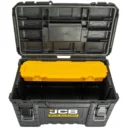 JCB Site System 5-Piece Tool Storage Set, Heavy-Duty Modular Toolboxes & Cart / Trolley JCB-SITESYS-ST-2